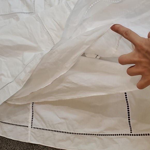 Theory Women Ladder Eyelet Sleeveless Midi Dress sz 6 - Picture 11 of 13